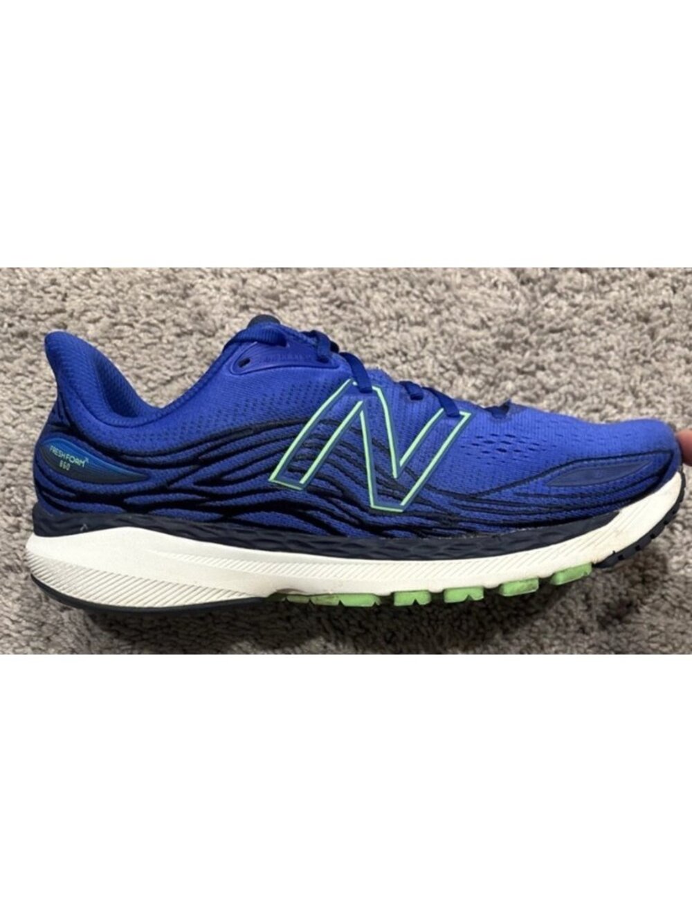 New Balance Fresh Foam M860D12 Shoes Men's Size 11 2E Serene Blue M860D12